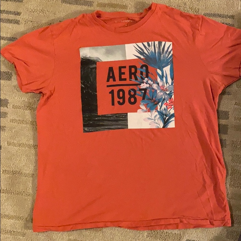 Salmon colored shirt